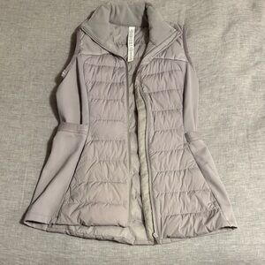 Lululemon Athletica Light Gray Puffer Vest
